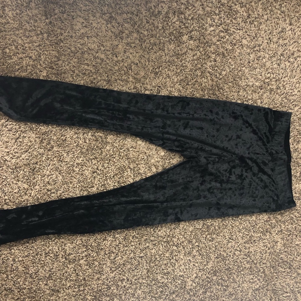 Velvet leggings